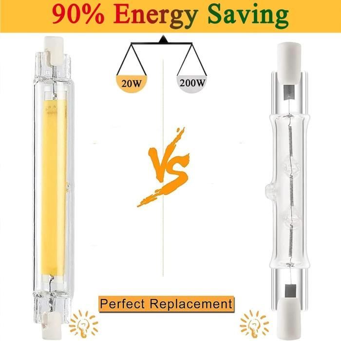 E14 1W T20 Ampoule Led Tubulaire Blanc Chaud 2700K E14 Frigo 100Lm