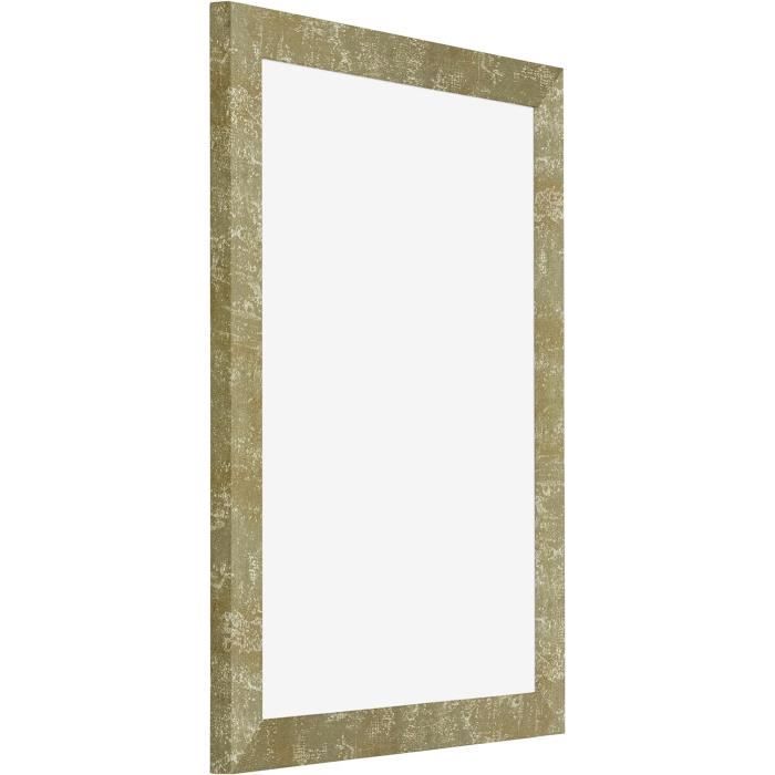 Cadre Photo 60x60 cm - Or Antique - MDF - Pisa