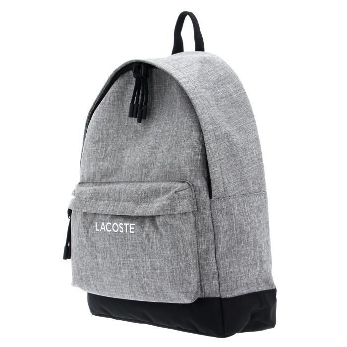 Sac a store dos noir lacoste