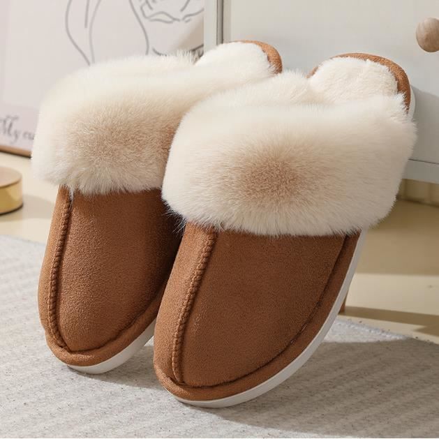 CHAUSSON PANTOUFLE BABOUCHE Chausson Femme Hiver Peluche
