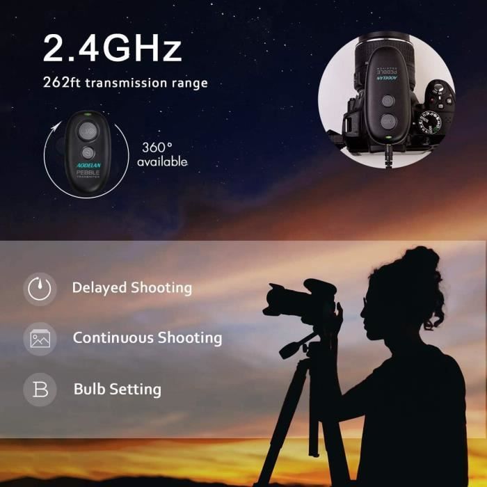 Déclencheur Sans Fil Pour Appareil Photo Canon Eos R5 C, R3, R6, 5D, Pour Fujifilm Gfx 50S Ii