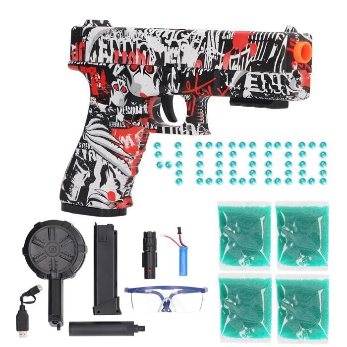 Pistolet Nerf Électrique Sniper Avec 100 Fléchettes - Blaster Automatique 3 Modes Et Lunette Pour Enfants