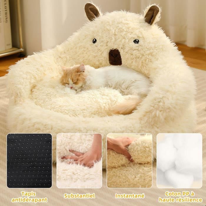 Fiotha Doux Adorable Chaton Oreiller En Peluche,40 Cm Peluche Oreil Coussin Danimaux Pour Enfantpeluche Kawaii Chat Orei Amz B