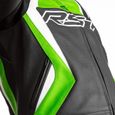 Veste cuir moto RST Tractech Evo 4 - noir/vert/blanc - L-2