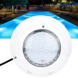 Lumière de piscine sous-marine, lumière de piscine ABS LED RVB fixée au mur, piscines à ampoule de lumières de piscine pour-2