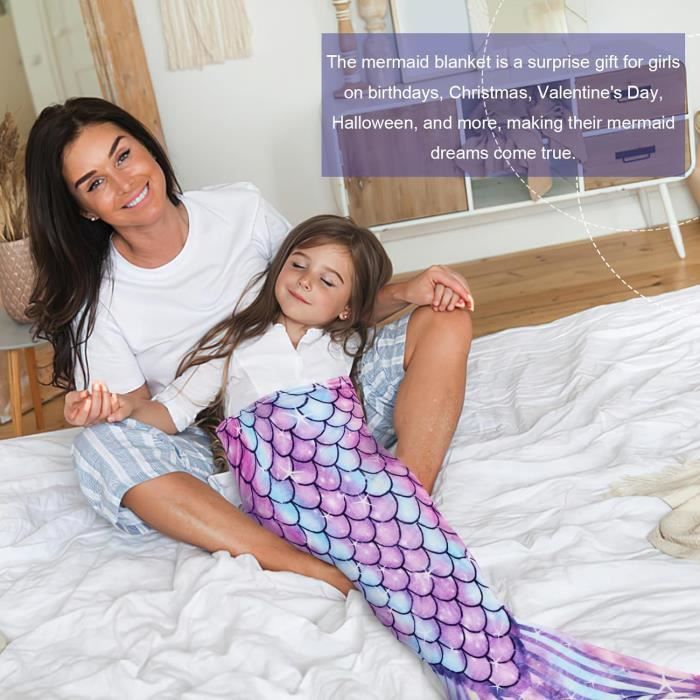 Queue De Sirène Couverture Queue De Siru00e8ne Pour Filles, Sac De