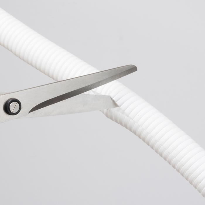 Cache Câbles TV Passe-Câbles TV Invisible KrockaZone - Tube Oval 1.1m - Blanc - Pour TV Murale Rangement Câbles électriques