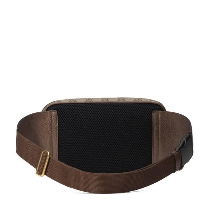 Sac ceinture homme GUCCI Ophidia en toile et cuir beige 574796 97SIT 8747 24 14 5 Couleurs multiples Cdiscount Chaussures