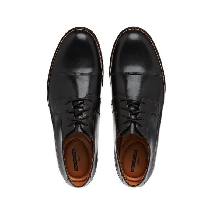 Chaussures habill es d contract es en cuir noir pour adulte