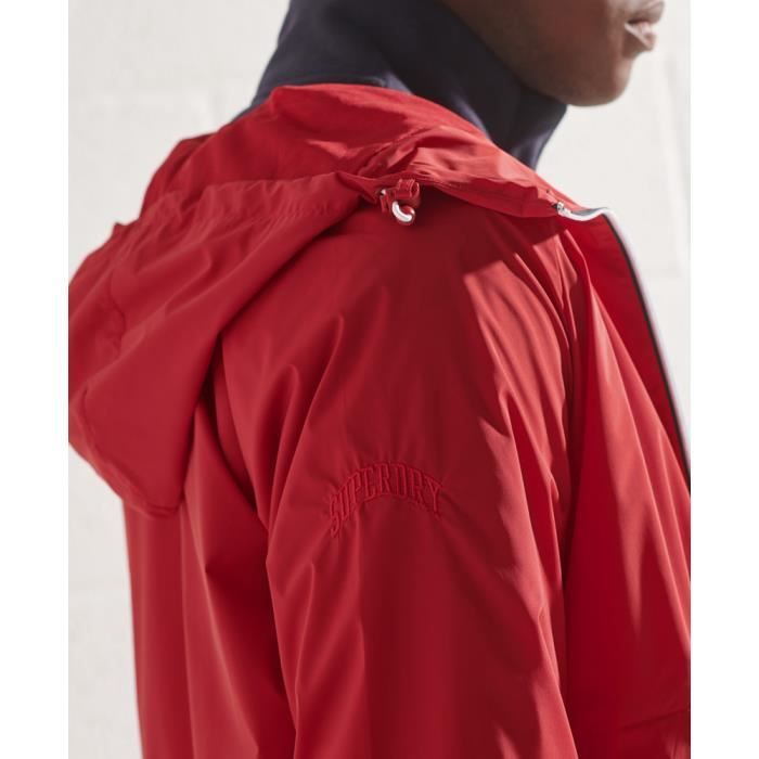 Veste legere Superdry Code Sport Rouge universitaire Homme Manches longues Multisport Rouge universitaire Cdiscount Sport