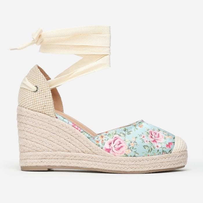 Espadrilles compensées vertes deals