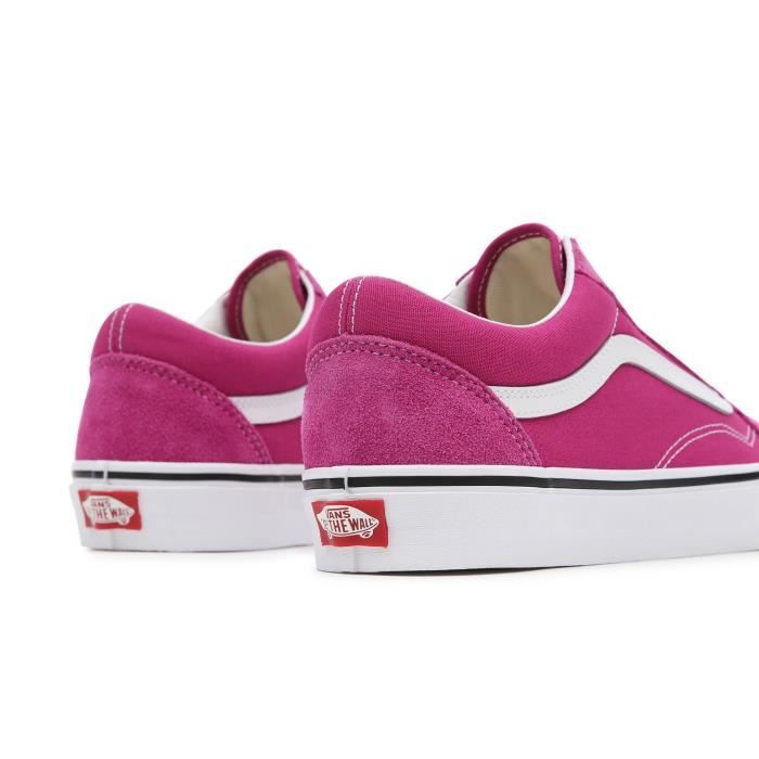 Chaussures pour Femme VANS Old Skool VN0A5KRF8ZV Rose Plat Lacets Textile Rose Cdiscount Chaussures