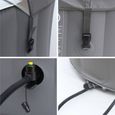 Spa MSPA gonflable rond – Kili 6 gris 6 places - système anti-gel + bâche. 180 cm. pompe. chauffage. gonfleur. filtre-3