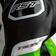 Veste cuir moto RST Tractech Evo 4 - noir/vert/blanc - L-3