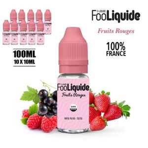 E liquide 6mg fruit rouge - Cdiscount