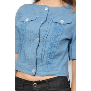 Veste Femme Mamatayoe Taille L - Blazer Manches 3/4 Noir - Occasion Très Bon état