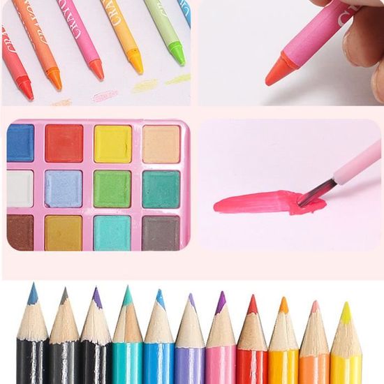 Lot De 20 Livres Scratch Art Pour Enfants - Kit Créatif Avec 20 Crayons En Bois - Cadeau Anniversaire École