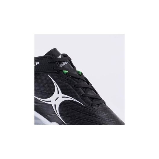 Scarpe Da Rugby Gilbert Sidestep X15 SG: Tacchetti A Vite Per Terreni Morbidi E Grassi, Tomaia Sintetica, Colore Nero