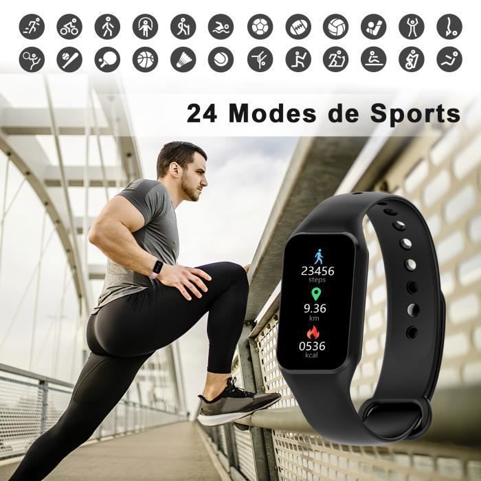 Bracelet connecté frequence hotsell cardiaque