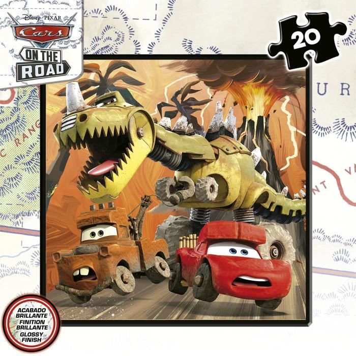 Puzzle progressif CARS - Malette de 4 puzzles - Educa® - 12-16-20-25 ...