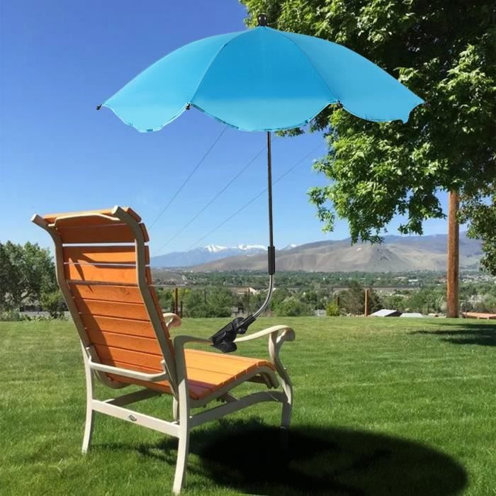 Parasol De Poussette RIOGOO Universel - Protection UV 50+ - Réglable 360° - Avec Poignée Parapluie Offerte