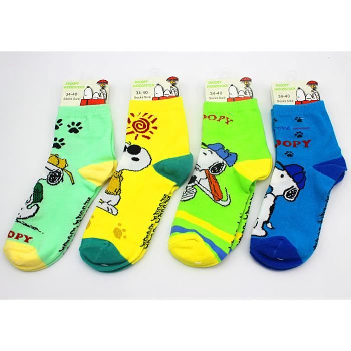Chaussettes discount snoopy femme