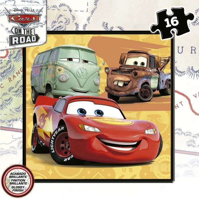 Puzzle progressif CARS - Malette de 4 puzzles - Educa® - 12-16-20-25 ...