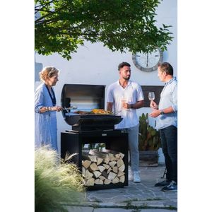 Grille De Barbecue En Acier Inoxydable 60x40 Cm Avec Poignées - Sunday