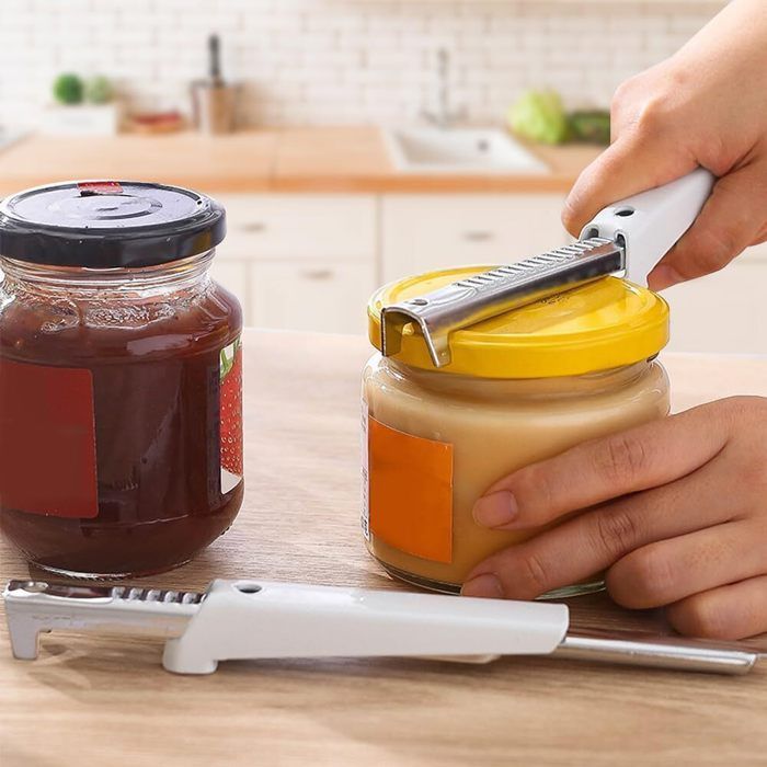 DKDDSSS 2 Ouvre-Bocaux Sans Effort Pour Arthrite - Ouvre-Bocal Réglable Acier Inoxydable