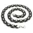 Top 316 L en acier inoxydable lourd Link Silver Byzantin Chaîne Hommes Collier 8/" 40/"