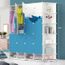 Baleine Armoire Plastique Enfants Blanc 20 Porte 14 Cubes 2