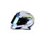 Blanc//Bleu SCORPION Casque moto EXO 510 AIR Galva Blanc perle Bleu XL