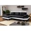 Canape Bacau Angle Noir Blanc Angle Gauche Canape Sofa Divan