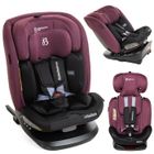 BEBELISSIMO - Siège auto Isofix - pivotant 360 ° - 40-150cm - (0-36kg) - Hellios - bordeaux /noir - R129 i-size