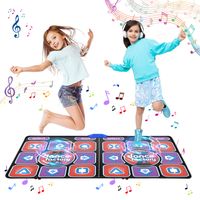 TTLIFE Tapis de Danse pour Enfants et Adultes, modèle amélioré, Double Tapis de Danse Musical antidérapant et Durable 164 * 93CM
