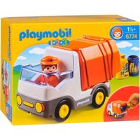 Camion poubelle PLAYMOBIL 1.2.3 - PLAYMOBIL 6774 - Mixte - A partir de 18 mois