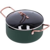 CZ15820-Marmite à soupe Pot antiadhésif domestique avec couvercle poêle à gaz en acier inoxydable poêle à steak pour cuisine