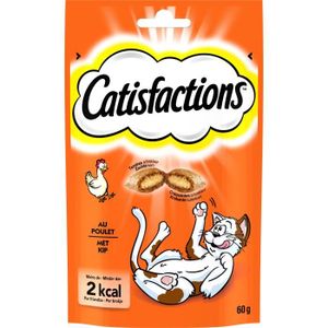 FRIANDISE CATISFACTIONS Friandises au poulet - Chat - 60 g