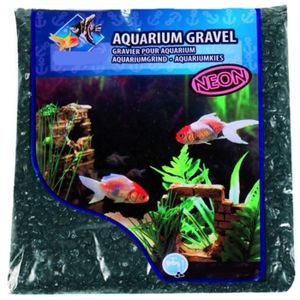 PERLE - BILLE - GRAVIER Gravier néon noir, 1 kg, pour aquarium.