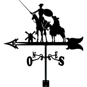 GIROUETTE - CADRAN Girouette de jardin Don Quichotte et Sancho - Grap