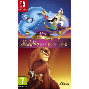 JEU NINTENDO SWITCH Disney Classic Games - Aladdin and The Lion King  