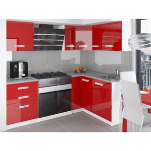 Credence Rouge Ral 3020 I H 30 Cm X L 100 Cm Fond De Hotte Achat Vente Credence Credence Rouge Ral 3020 I H Cdiscount