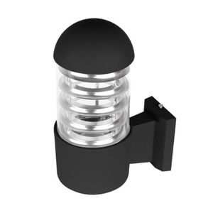 LAMPION Color Silver Abat-jour LED en plastique et aluminium étanche, conforme à la norme IP65, éclairage d'extérieu