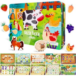 PUZZLE Montessori Toys Livre Occupé Pour Les Tout-Petits 