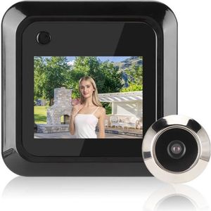 Caméra de surveillance intelligente pour porte, judas, vidéo numérique, œil  de sécurité, graphite pouces - AliExpress