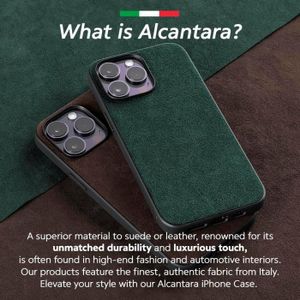 COQUE - BUMPER Deppa Coque Alcantara pour iPhone 14 Pro Max 6,7 a