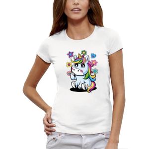 T-SHIRT T-shirt BEBE LICORNE - PIXEL EVOLUTION - Femme