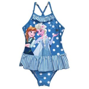 Maillot de bain fille reine des neiges Cdiscount