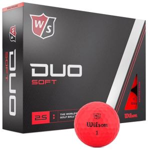 BALLE DE GOLF Balles de Golf Wilson Duo Soft Rouge