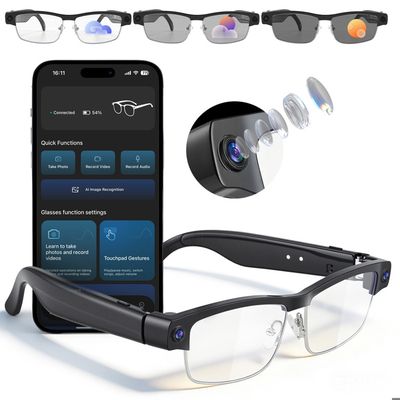 Axionel Tech Craft Lunettes connectées 4K IA | Caméra HD